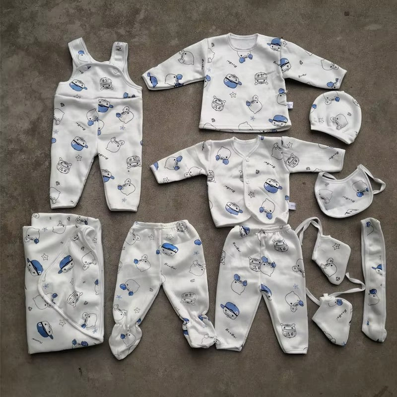 Nieuwe Geboorte Baby Cadeauset - Warme Winterkleding Set
