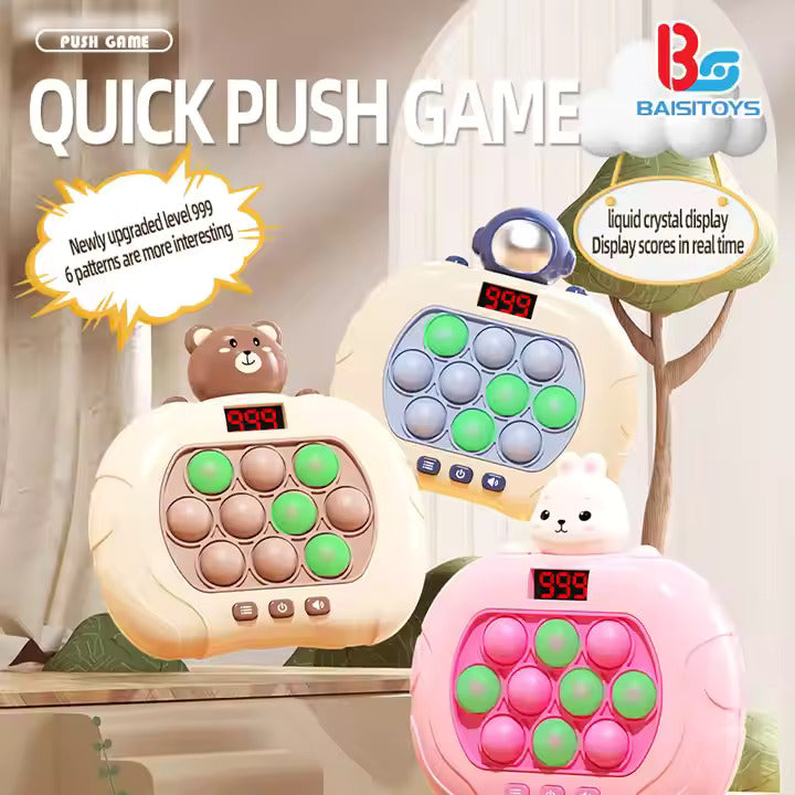 Quick Push Spelmachine - Het Whack-a-Mole Spel LCD Paneel Ontspanningsspel Intelligentie Speelgoed