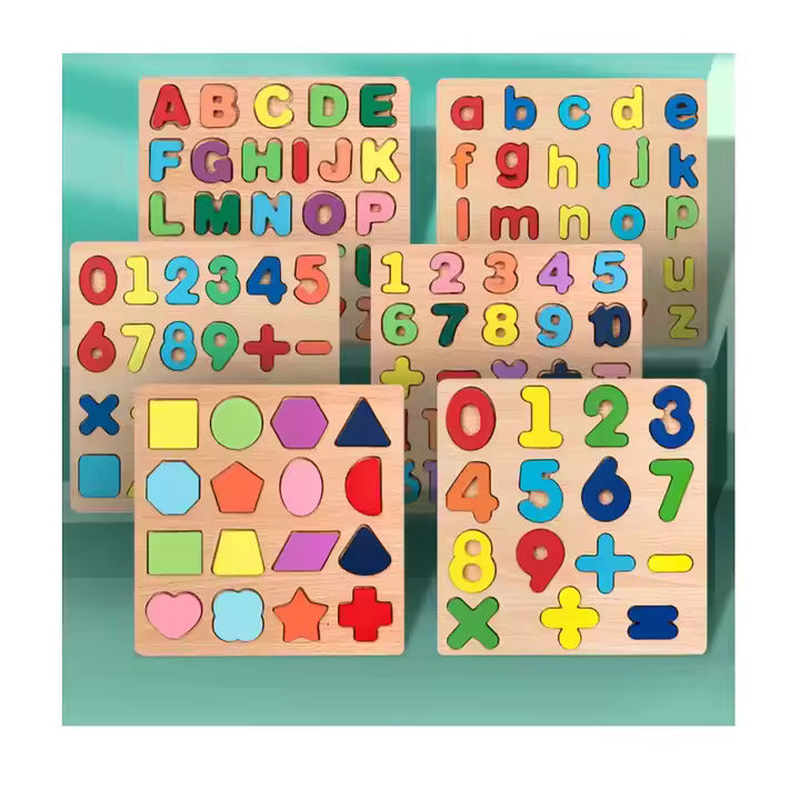 Letters Blocks Puzzel - Educatief Alfabet Leren voor Kinderen