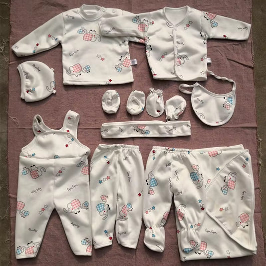 Nieuwe Geboorte Baby Cadeauset - Warme Winterkleding Set